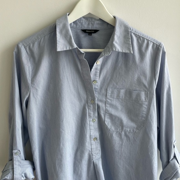 RW & CO blue tunic shirt - Picture 6 of 8